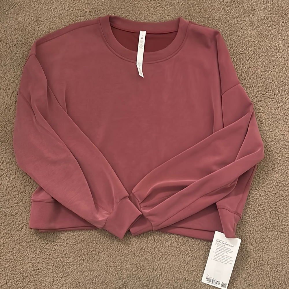 Perfectly oversized cropped crew *softstreme